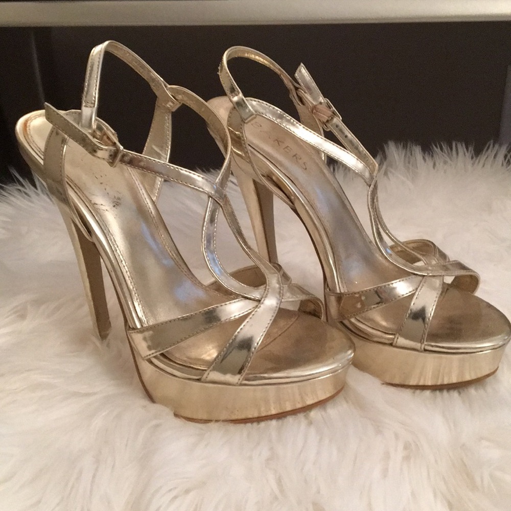 Gold heels